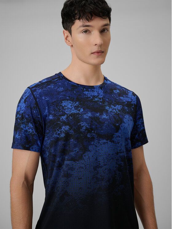 4F 4F Koszulka techniczna MULTI ACTIVE Niebieski Regular Fit