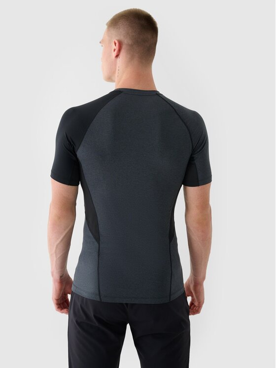 4F 4F Funkčné tričko 4FWAW24TFTSM0955-20M Čierna Slim Fit