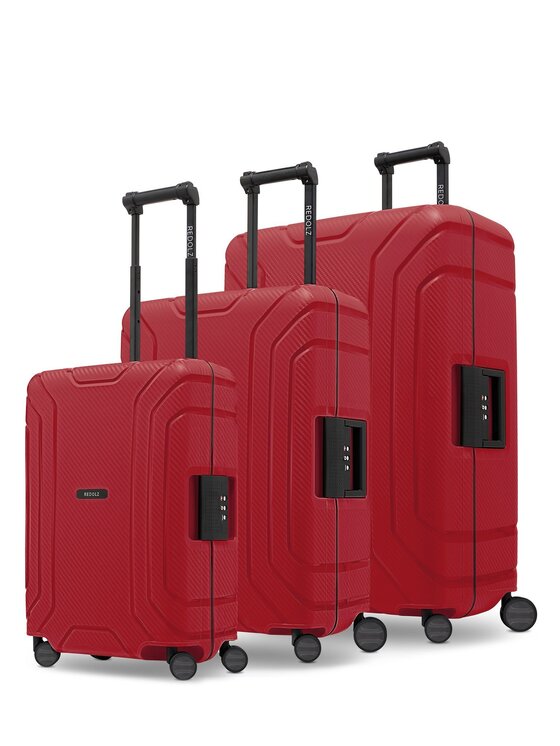 Redolz Redolz Komplet walizek 296282 Czerwony