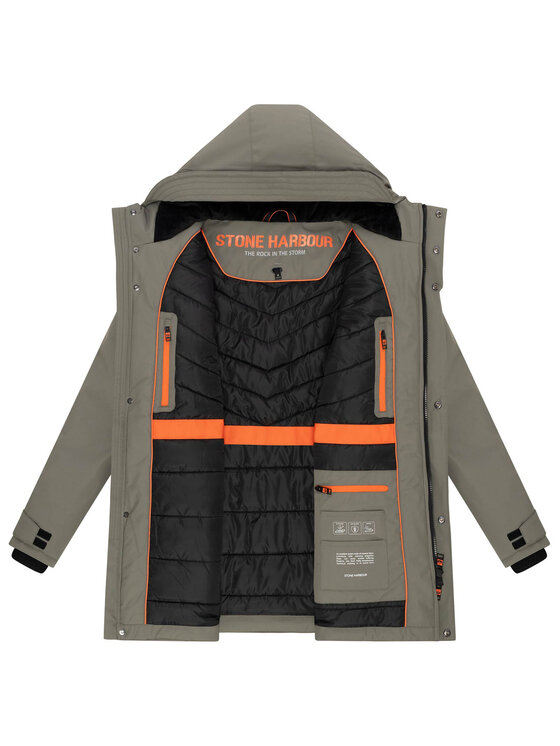 Stone Harbour Stone Harbour Kurtka zimowa Netaan Zielony Regular Fit