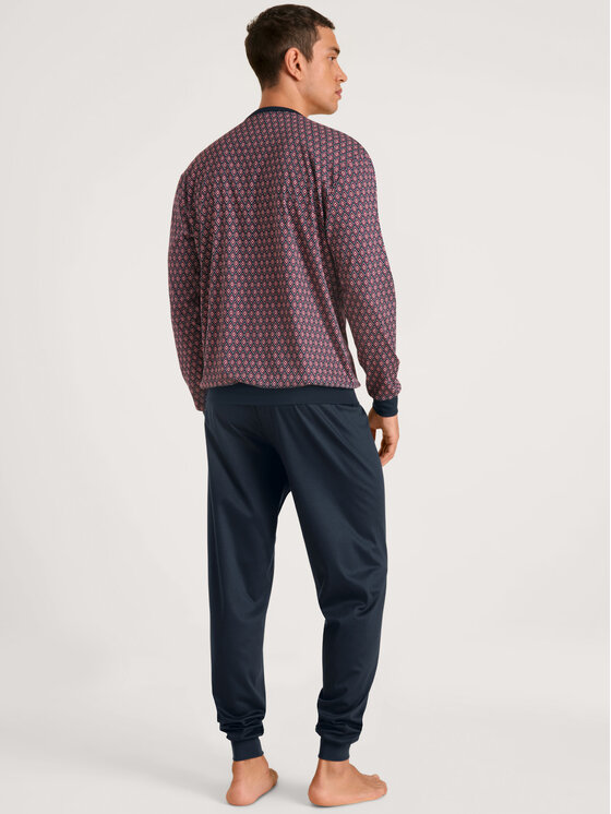Calida Calida Pyžamo 48261 Bordová Comfortable Fit