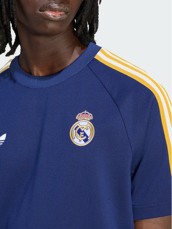 adidas adidas Koszulka techniczna Real Madrid Originals Błękitny Slim Fit