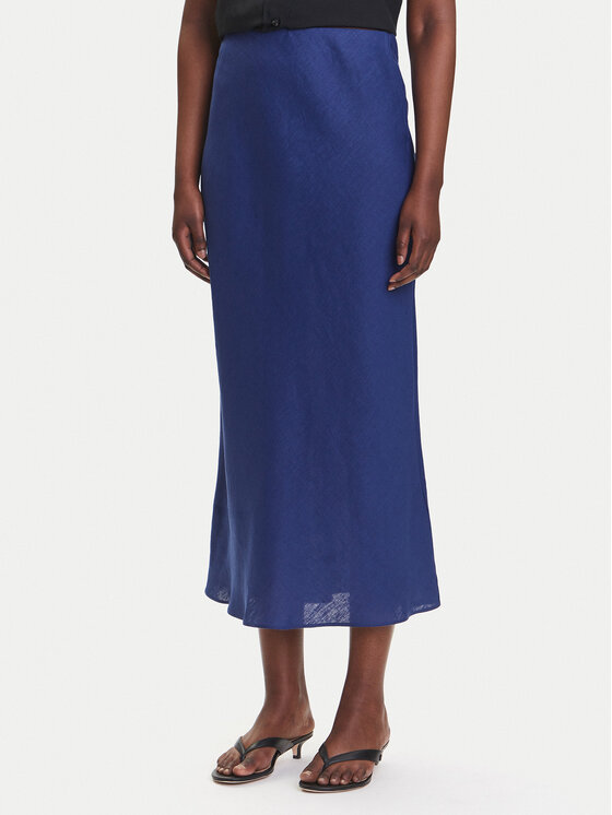 Marella Marella Gonna midi Desio 2515101032 Blu Regular Fit