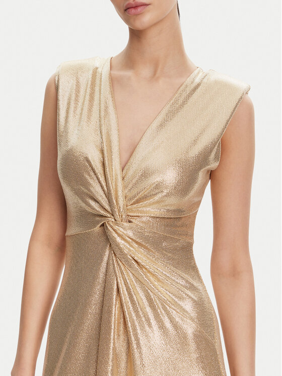 Rinascimento Rinascimento Rochie de seară CFC0019899002 Auriu Regular Fit