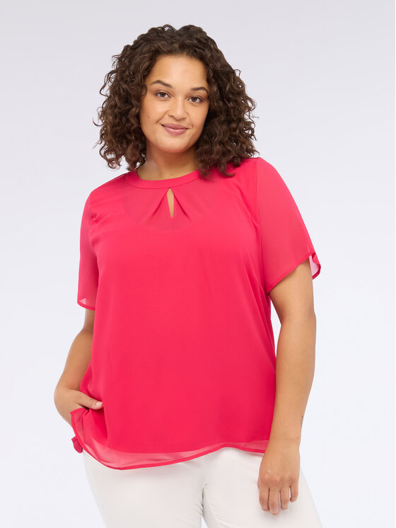 Fiorella Rubino Fiorella Rubino T-shirt G00HL008725N019 Rosa A-Line Fit