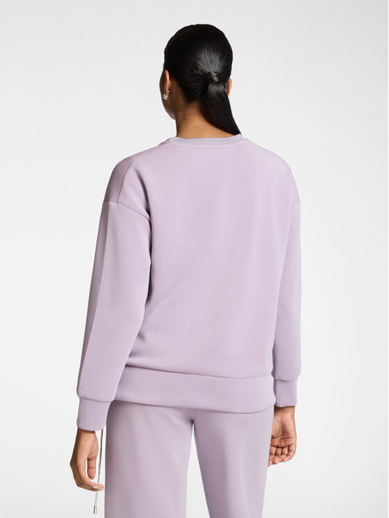 Elena Mirò Elena Mirò Felpa G878Z000531N0F9 Viola Boxy Fit