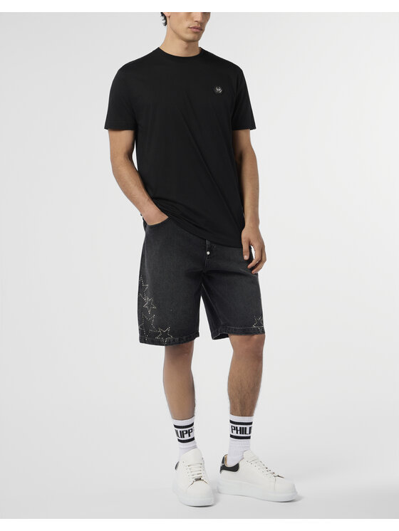 PHILIPP PLEIN PHILIPP PLEIN T-Shirt 29830 Czarny Regular Fit