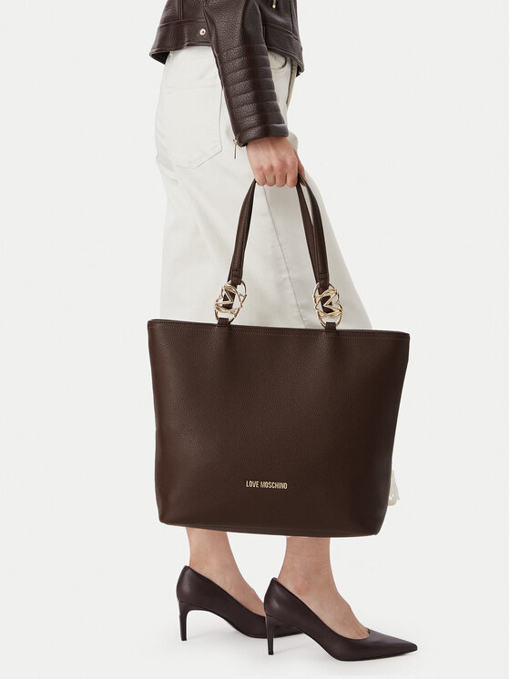 LOVE MOSCHINO LOVE MOSCHINO Torebka JC4005PP1PLB0300 Brązowy