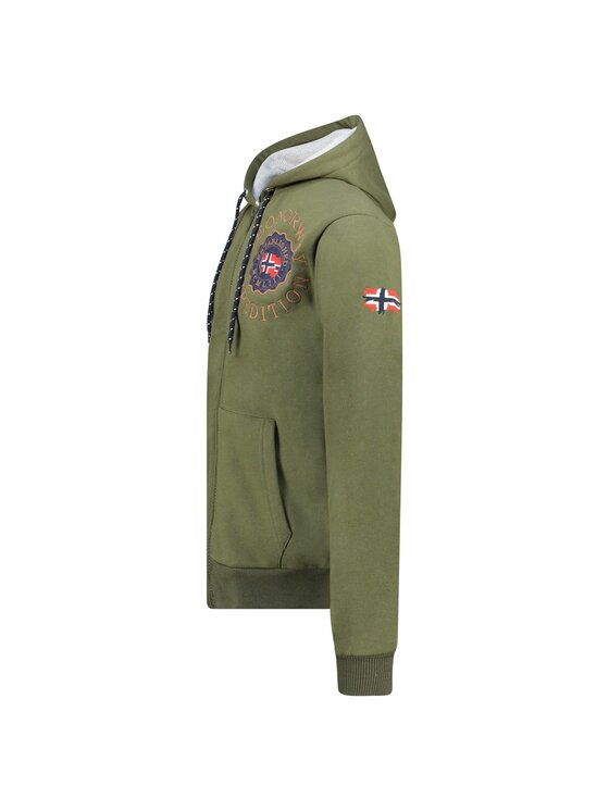 Geographical Norway Geographical Norway Bluza WZ3028H/GN-Kaki Zielony Regular Fit