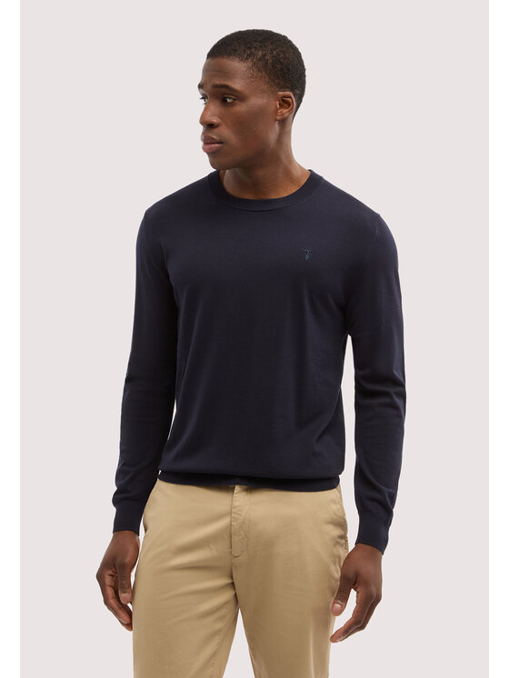 Trussardi Trussardi Sweter M0168000077N034 Niebieski Regular Fit