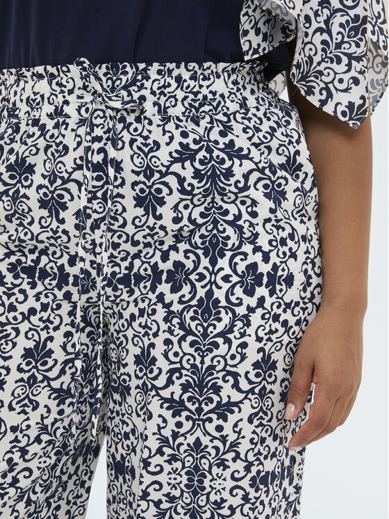 Fiorella Rubino Fiorella Rubino Pantaloni di tessuto P042T105304N0Z4 Blu Regular Fit