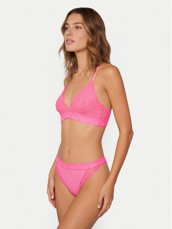 Guess Guess Podprsenka Bralette O4YC00 PZ01C Růžová