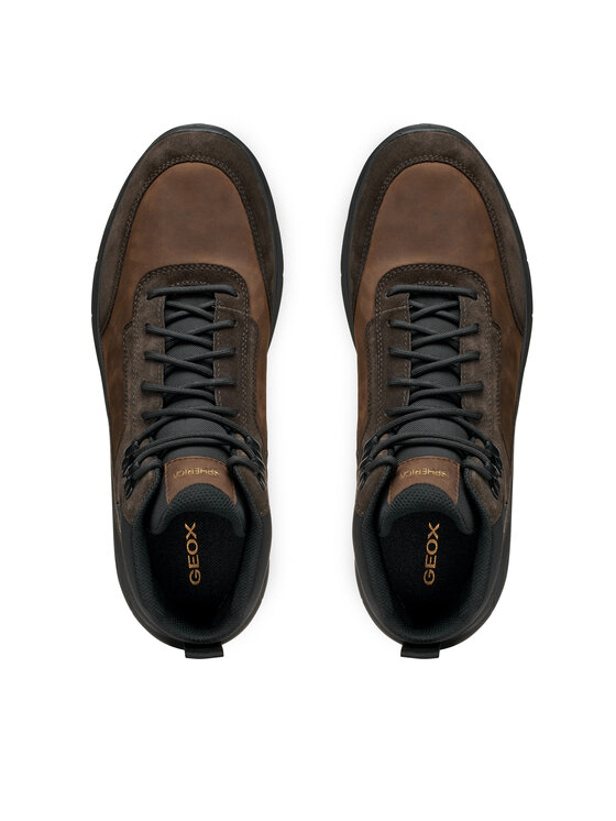 Geox Geox Schnürschuhe U Spherica 4X4 B Abx U46FDB 02245 C6006 Braun