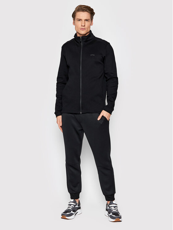 BOSS Boss Mikina Skaz Curved 50469097 Černá Regular Fit