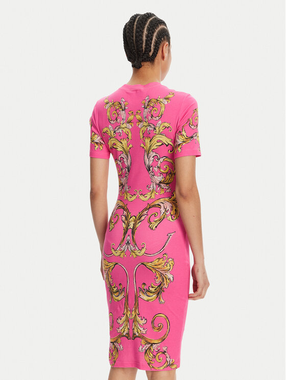 Versace Jeans Couture Versace Jeans Couture Haljina za svaki dan 78HAO9P9 Ružičasta Slim Fit