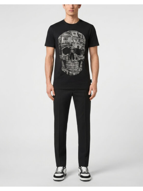 PHILIPP PLEIN PHILIPP PLEIN T-Shirt 31598 Černá Regular Fit