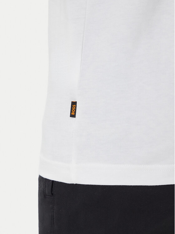 BOSS BOSS T-Shirt Te_Animali 50546362 Biały Regular Fit