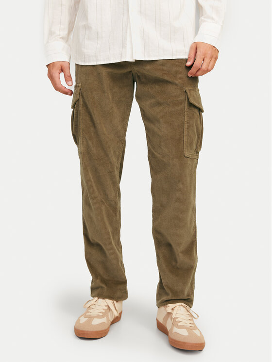 Jack & Jones Jack & Jones Riidest püksid 12258360 Pruun Relaxed Fit