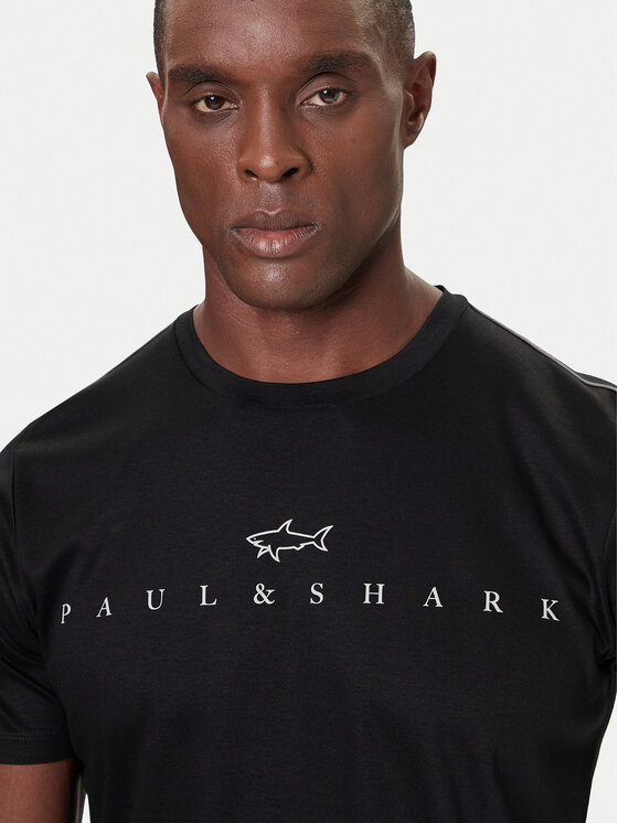 Paul&Shark Paul&Shark T-särk 15311635 Must Regular Fit