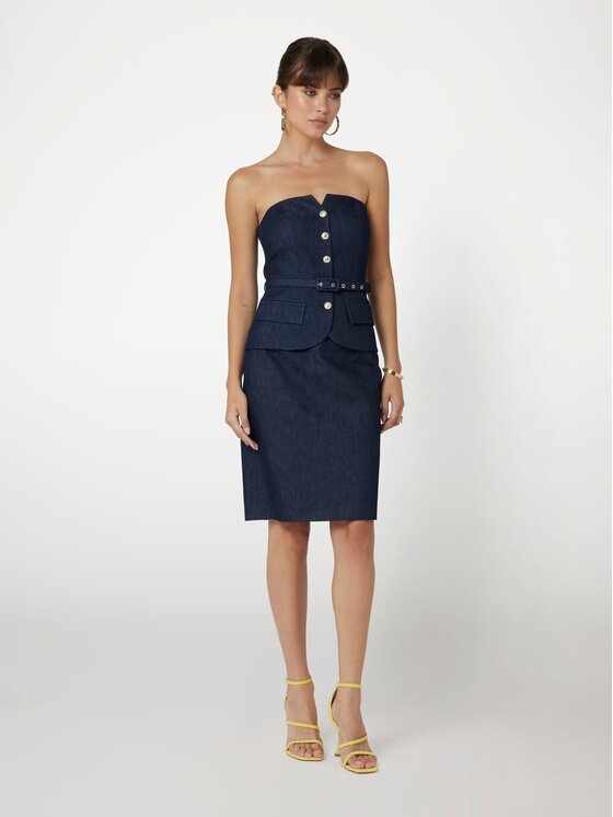 Marciano Guess Marciano Guess Spódnica 167929 Niebieski Classic Fit
