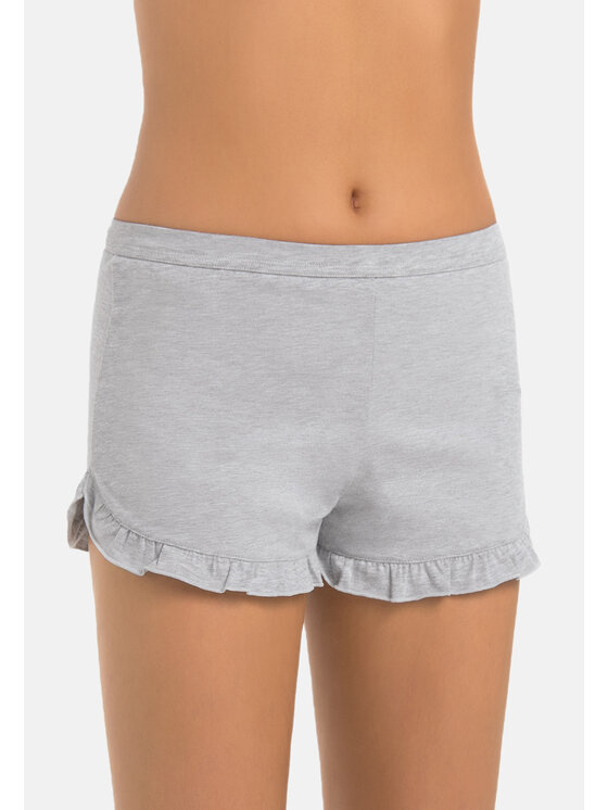 Teyli Teyli Piżama 461 Szary Regular Fit