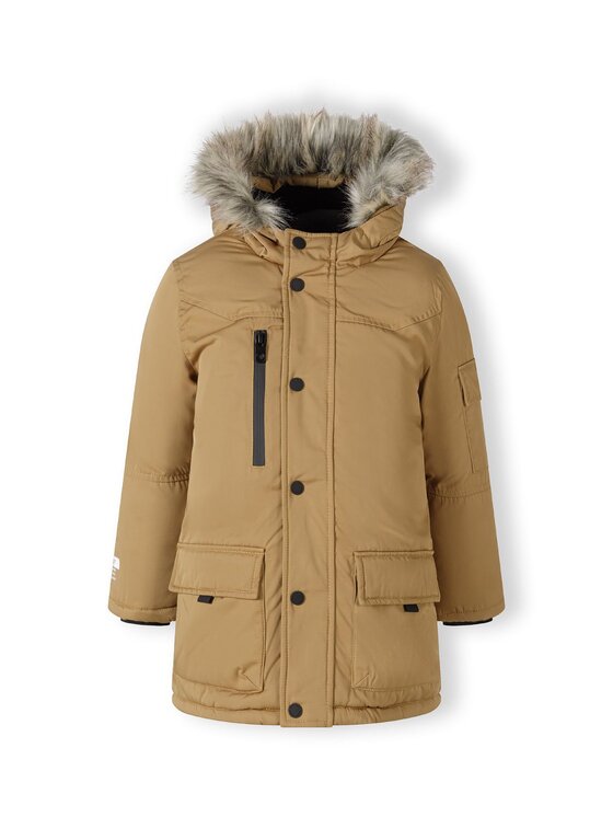 Kurtka zimowa MINOTI, Rozmiar 158/164, Brązowy, 19coat72