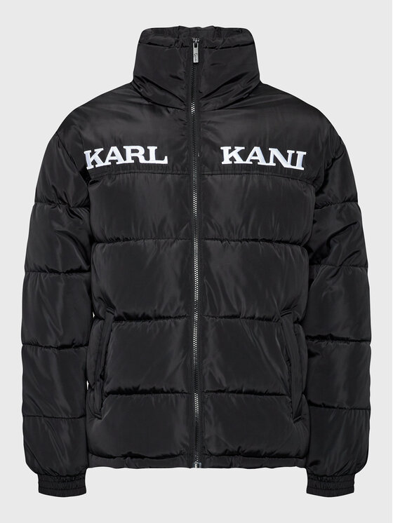 Karl Kani Karl Kani Geacă de iarnă Retro Essential 6076783 Negru Regular Fit