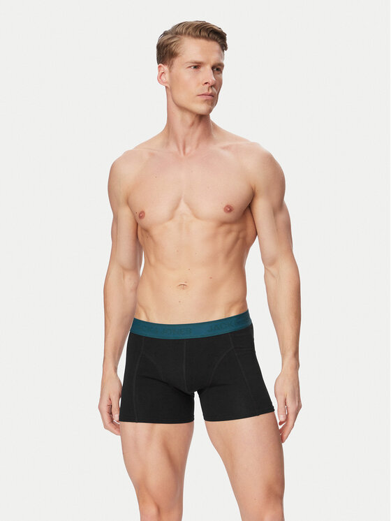 Jack & Jones Jack & Jones Bokseru komplekts Solid 12294699 Melns