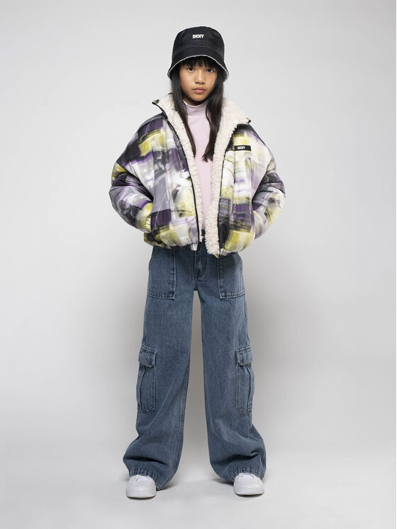 DKNY DKNY Zimní bunda D36686 S Barevná Regular Fit