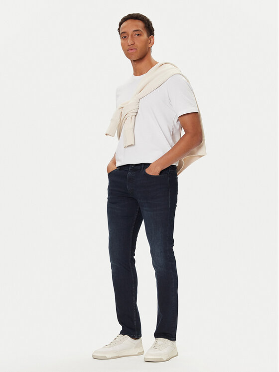 BOSS BOSS Džinsai Delaware Bo 50549503 Tamsiai mėlyna Slim Fit
