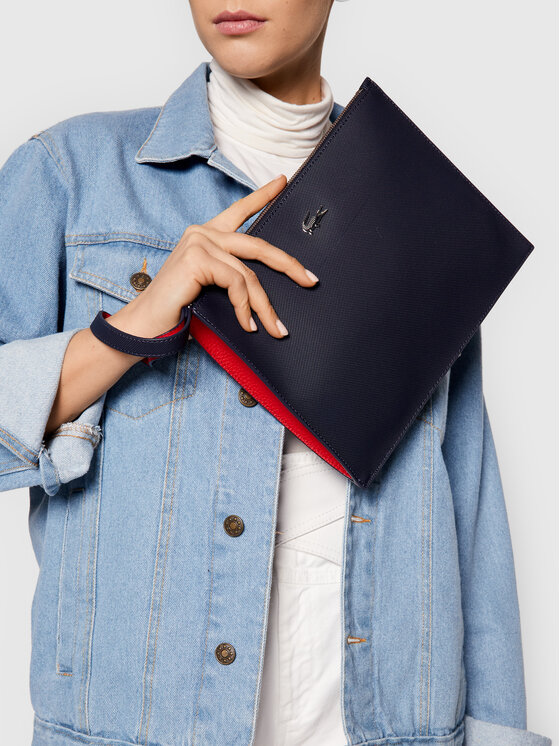 Lacoste Lacoste Handtasche Clutch NF2791AA Dunkelblau
