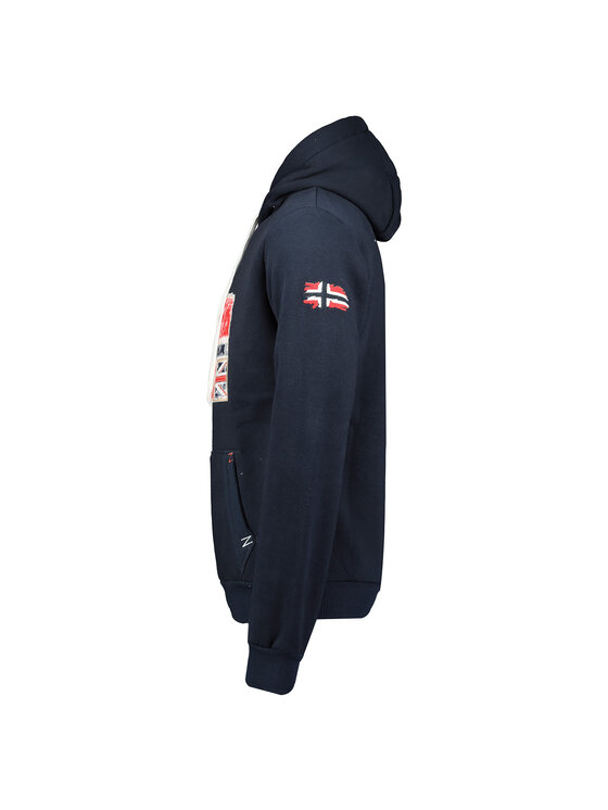 Geographical Norway Geographical Norway Bluza WT1874H/GN-NAVY Granatowy Reglan Fit