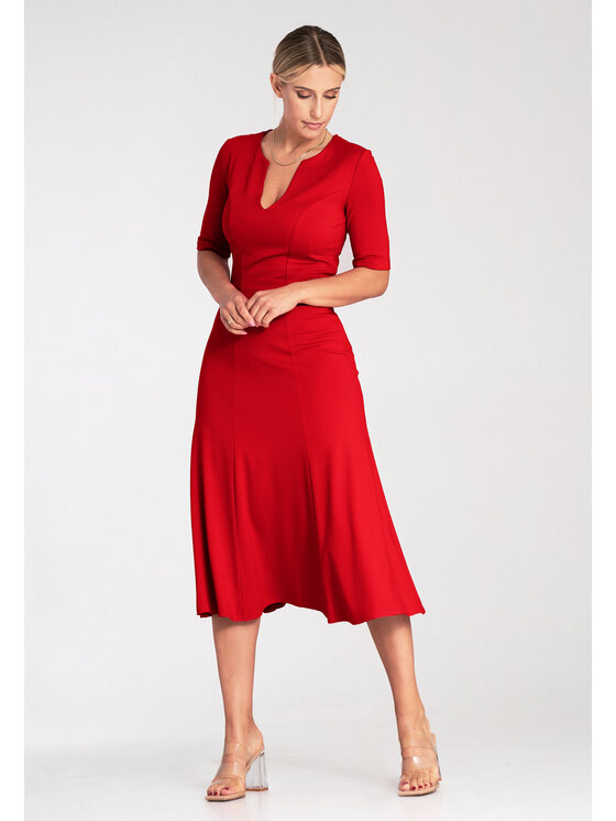 FIGL FIGL Abito da cocktail M1033 Rosso Regular Fit