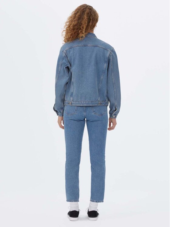 Americanos Americanos Jeansová bunda Unisex Ottawa Modrá Slim Fit
