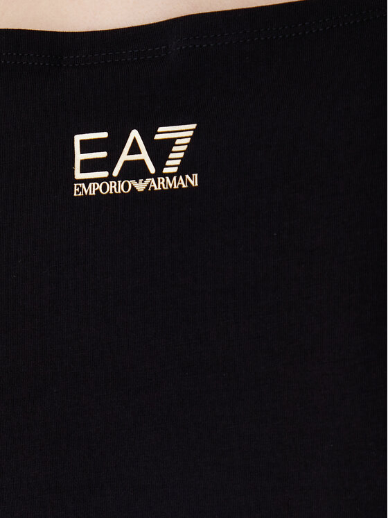 EA7 Emporio Armani EA7 Emporio Armani Tričko 7W000978 AF10373 UC001 Čierna Slim Fit