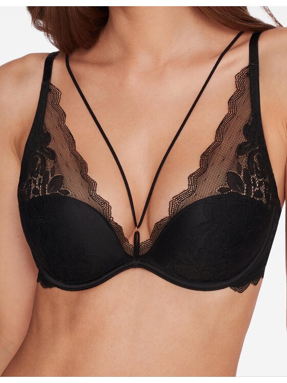 Esotiq Esotiq Biustonosz push-up 39928-99X Czarny