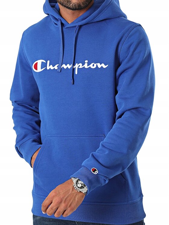 Champion Champion Bluza 220253-BS008 Niebieski Standard Fit