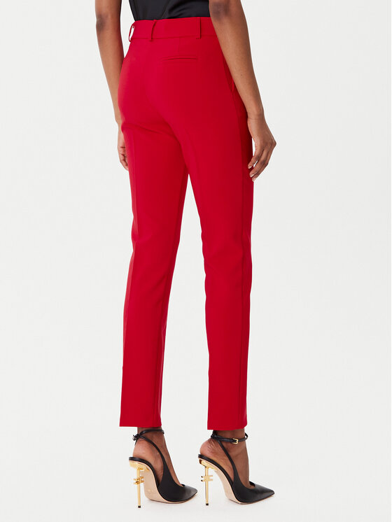 Rinascimento Rinascimento Chinosy CFC0126225003 Czerwony Slim Fit