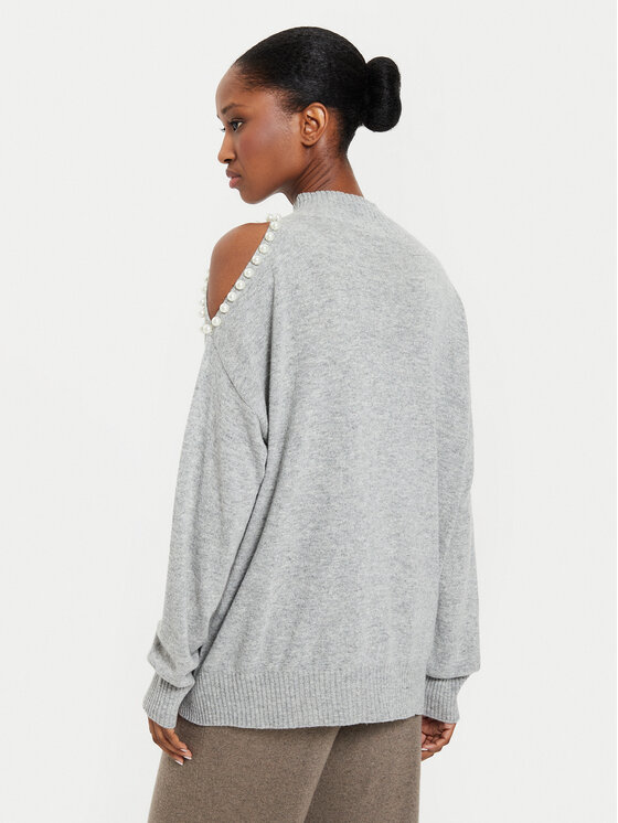 Kontatto Kontatto Светр 3M0179 Сірий Regular Fit