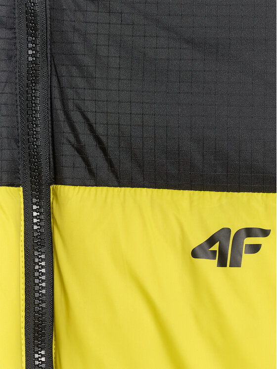 4F 4F Kurtka puchowa APRES SKI Zielony jasny Regular Fit