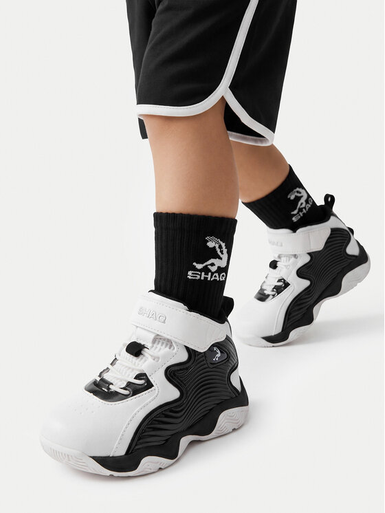 SHAQ SHAQ Buty do koszykówki SHAQ-EO-DEVASTATOR 3.0 AQ95078T-BW Biały