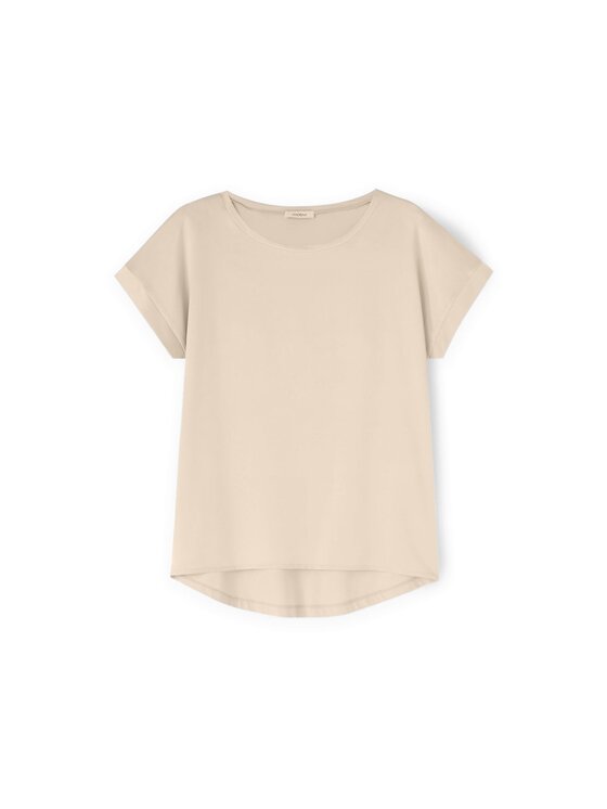 Motivi Motivi T-shirt G063W703439N002 Écru Regular Fit