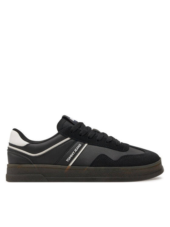 Tommy Jeans Snīkeri Tjw Court Sneaker EN0EN02552 Melns