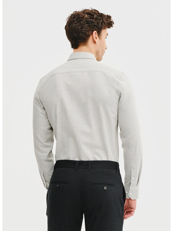 Pako Lorente Pako Lorente Koszula P25SN-1X-018 Zielony Slim Fit