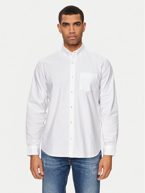 Gap Košeľa 619568-02 Biela Standard Fit