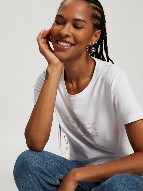 Cross Jeans Cross Jeans T-Shirt 56145-008 Biały