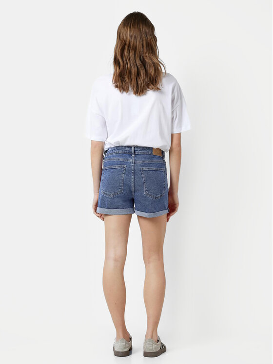 Noisy May Noisy May Szorty jeansowe Moni 27029489 Niebieski Slim Fit