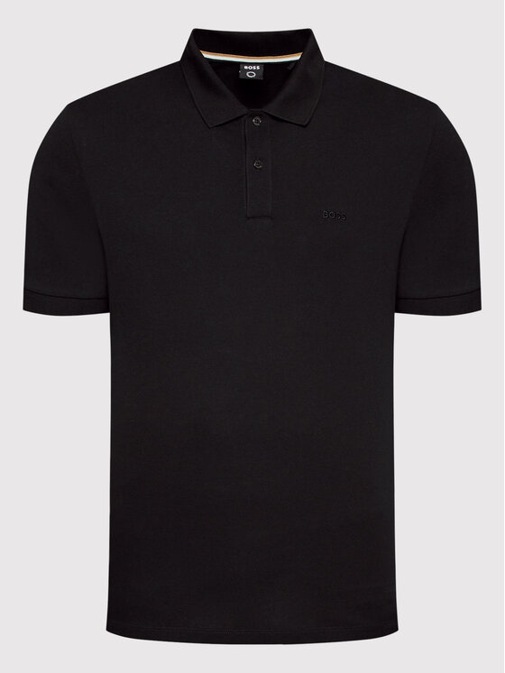 BOSS Boss Polo Pallas 50468362 Czarny Regular Fit