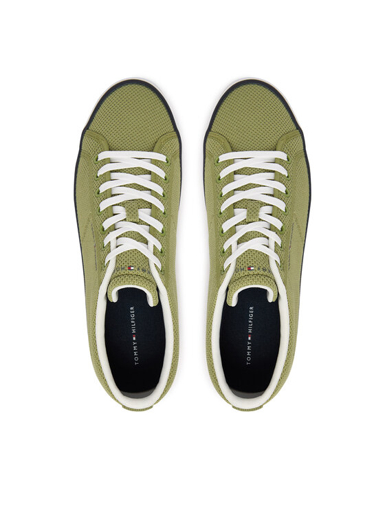 Tommy Hilfiger Tommy Hilfiger Tenisenes Harlem Core Ii Seasonal Textile FM0FM05820 Zaļš