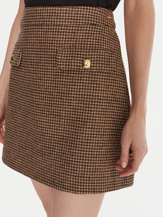 Barbour Barbour Spódnica mini Sophia LSK0130MI11 Brązowy Regular Fit